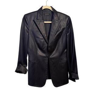 Marlowe Shine Wool Blazer Jacket Made in Italy Sz. 40 (US 4)